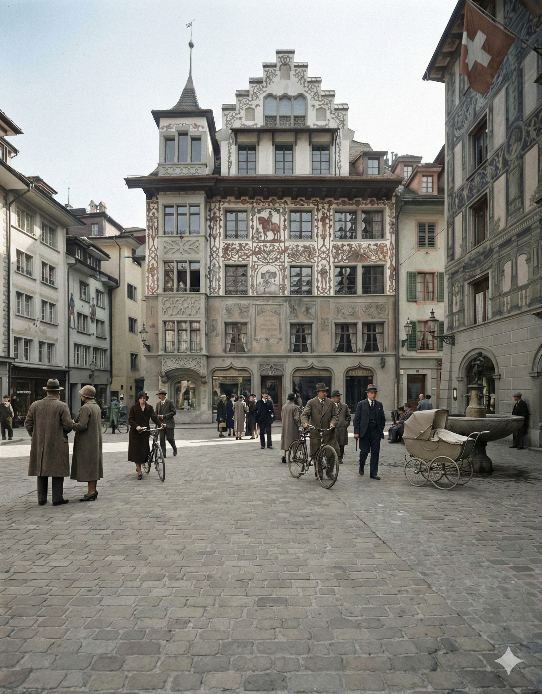 Hirschenplatz Luzern 1930